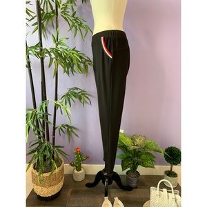 Stipe tape embellished pocket slim trackpamts